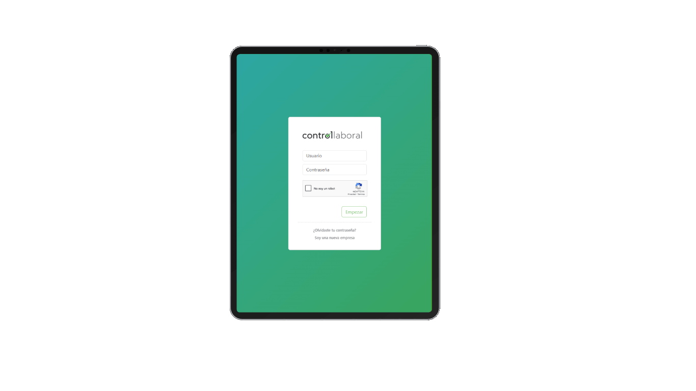 Acceso app control horario 