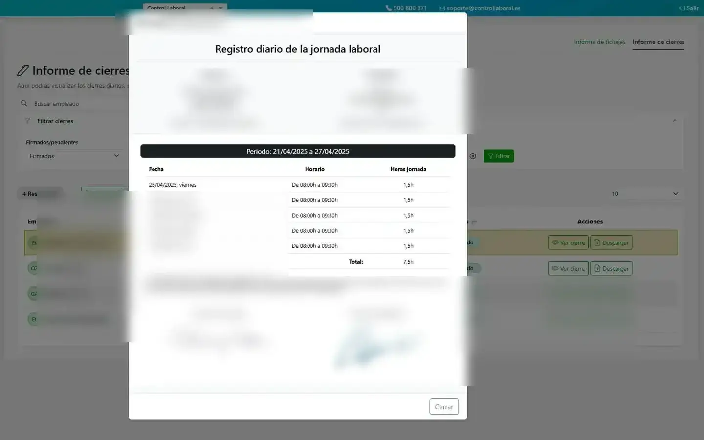 cierre jornada laboral firmado para el registro digital 